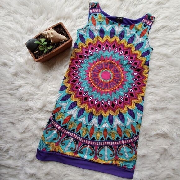 NICOLE MILLER Beautiful Mandala Print Dress - Picture 1 of 2